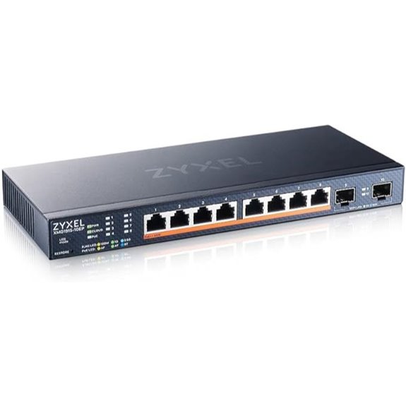 Zyxel 8-Port Multi-Gig PoE Switch with 10G SFP