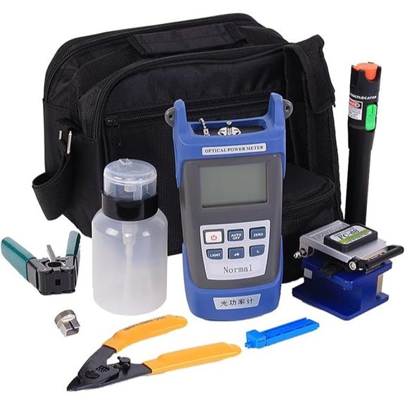 Fiber Optic Tool Kit 9-in-1 with Power Meter and Pliers