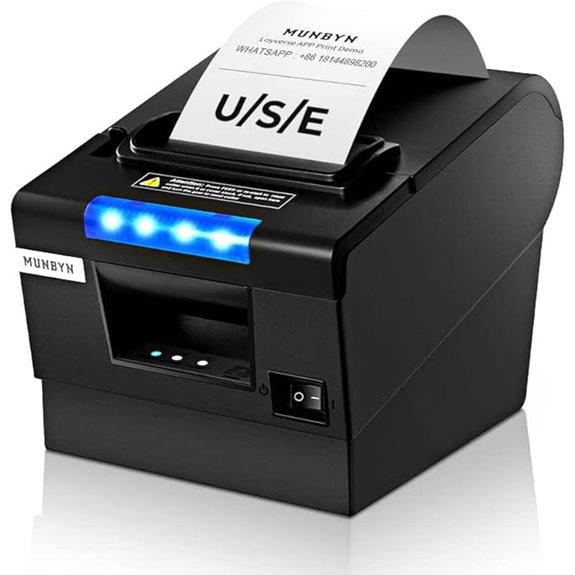MUNBYN P068 80mm Thermal POS Receipt Printer