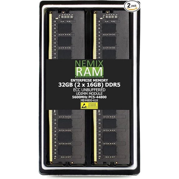 NEMIX 32GB DDR5 5600MHz ECC UDIMM RAM Kit