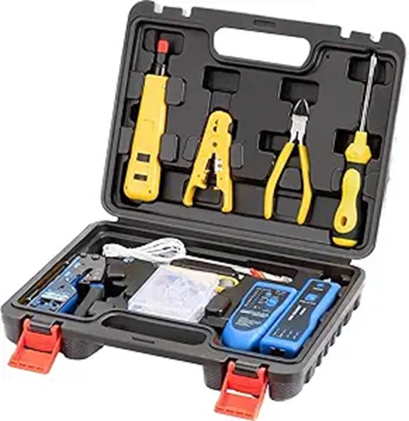 Network Tool Kit with Crimping and Punchdown Tools