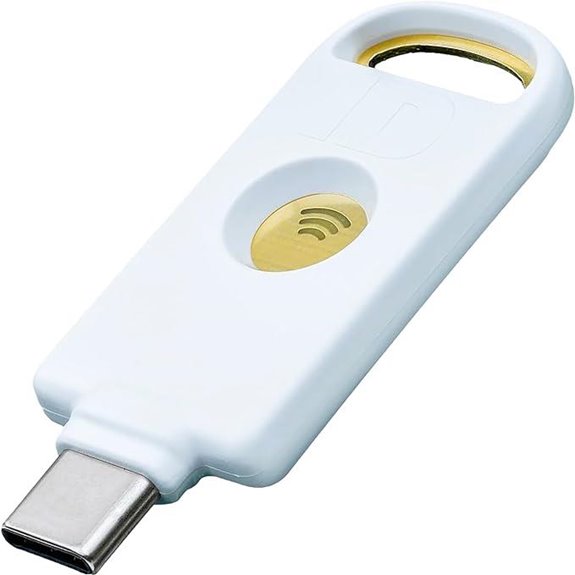 Identiv uTrust FIDO2 NFC Security Key USB-C (FIDO FIDO2 U2F WebAuthn)