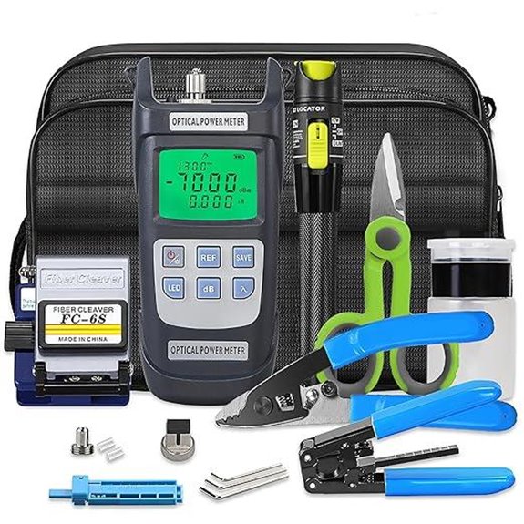 9-in-1 Fiber Optic Tool Kit with Cleaver and OPM