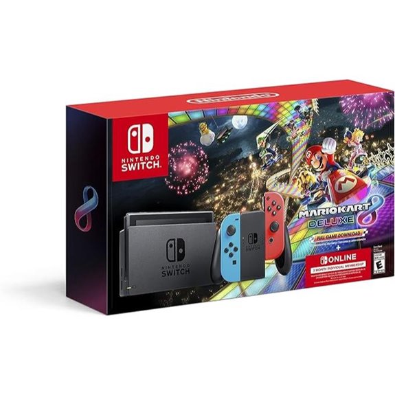 Nintendo Switch Mario Kart 8 Deluxe Accessories Bundle (Renewed)