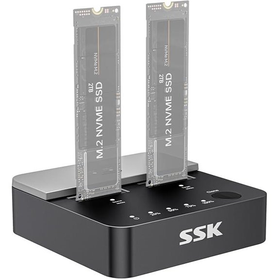 SSK NVMe SSD Cloner and Docking Station