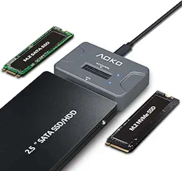 AOKO NVMe USB 3.2 SSD Docking Station