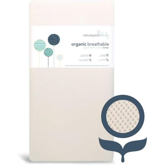 Naturepedic Organic Crib Mattress with Protector Pad