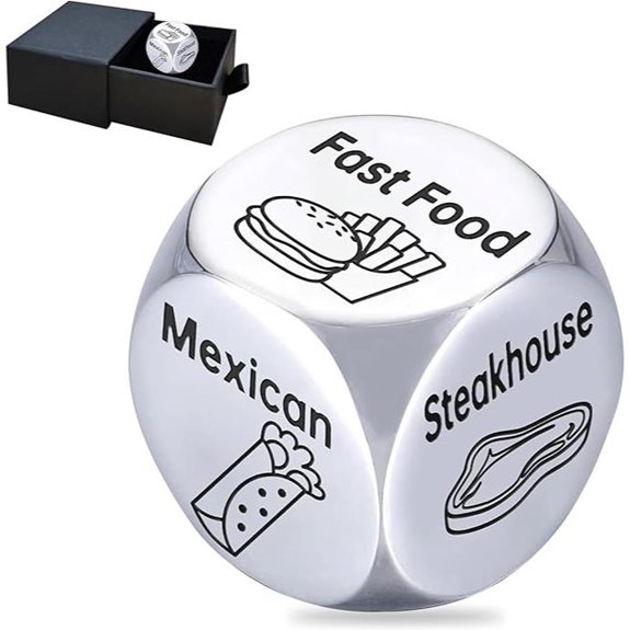 Father's Day Food Dice Gift for Couples and Him