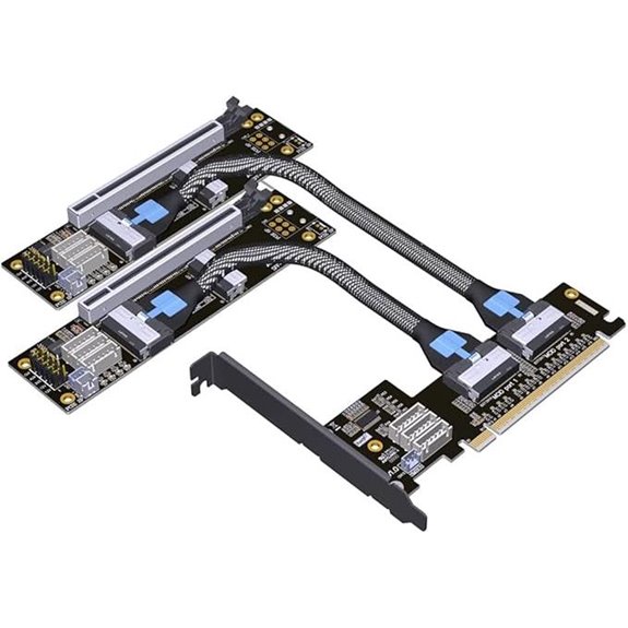 JMT PCIe 4.0 X16 to X8 Bifurcation Adapter