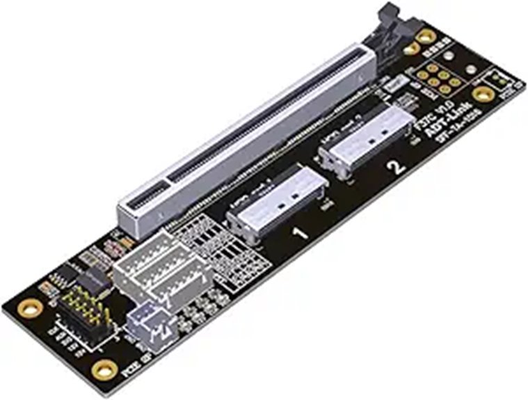 JMT PCIe 4.0 x16 Bifurcation Riser Card