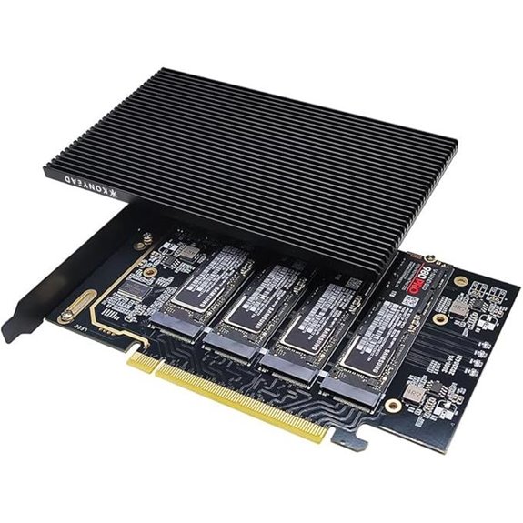 PCIe 4.0 x16 to M.2 NVMe SSD Expansion Card