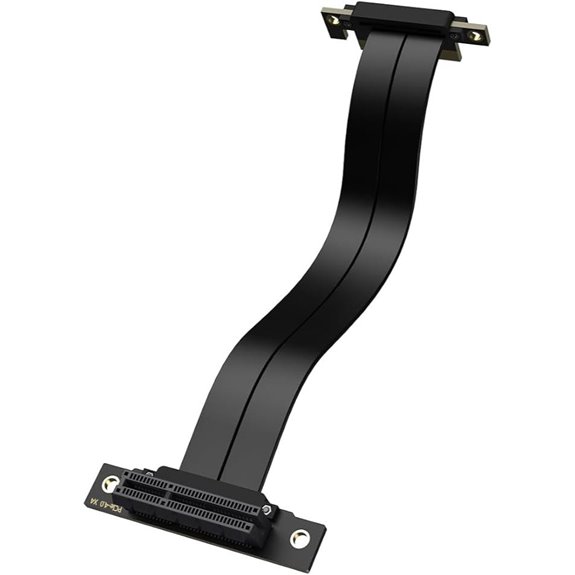 PCIe 4.0 x4 Riser Cable 20cm 90° Extension