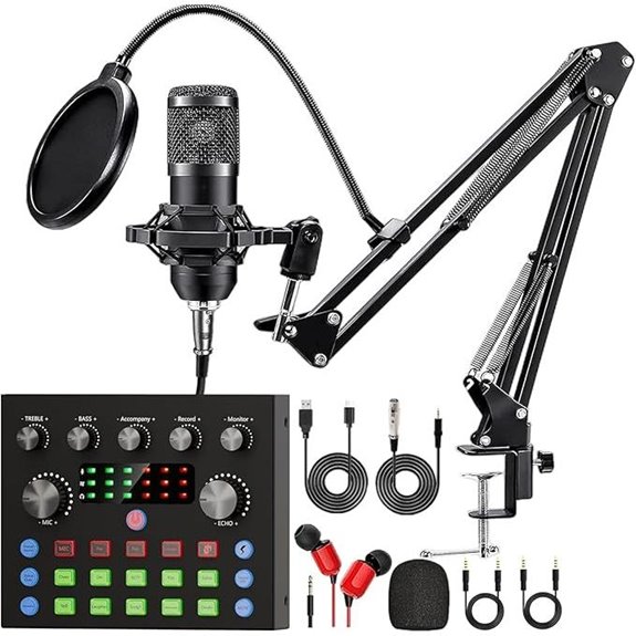 Podcast Equipment Bundle with Microphone and Voice Changer
