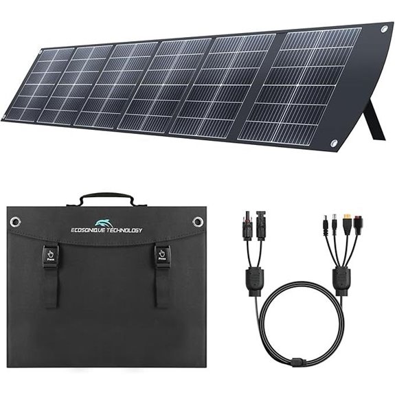 Ecosonique 200W Portable Foldable Solar Panel