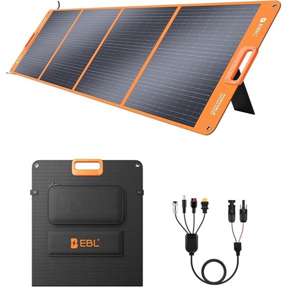 EBL 200W Portable Foldable Solar Panel for Power Stations