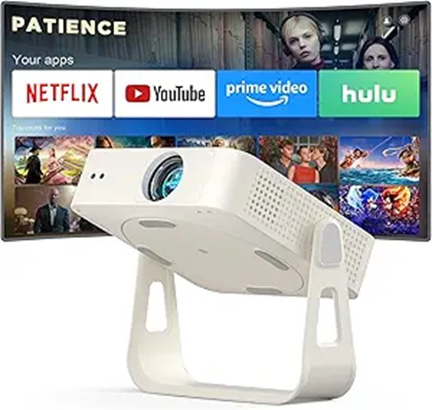 XuanPad 4K Portable Mini Projector with WiFi