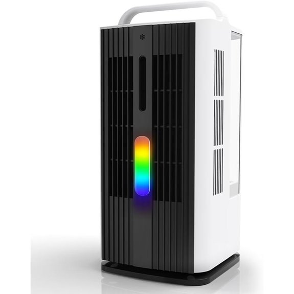 Portable Evaporative Cooler with Remote & LED Lights