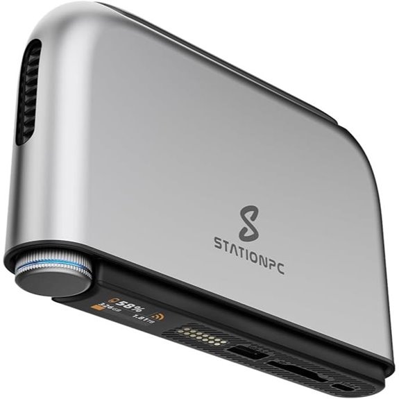 PocketCloud Portable NAS with M.2 NVMe & SD Slots