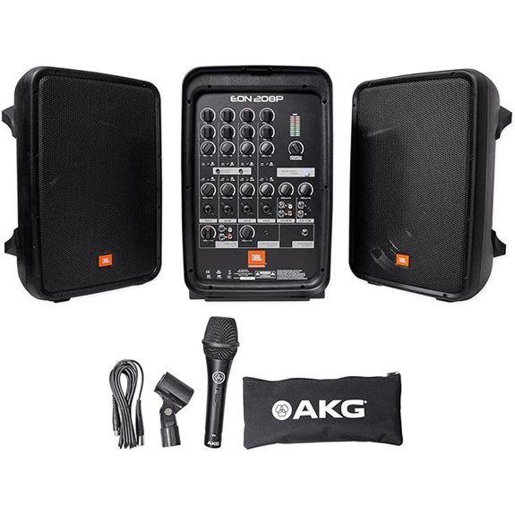 JBL EON208P Portable PA System with Microphone