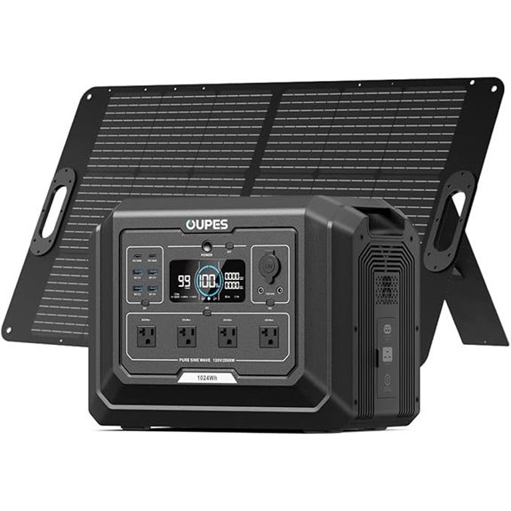 OUPES Mega 1 Solar Generator with Panels
