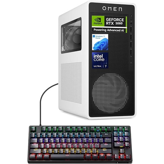 HP OMEN 16L Gaming Desktop with RTX 5060 & 64GB RAM