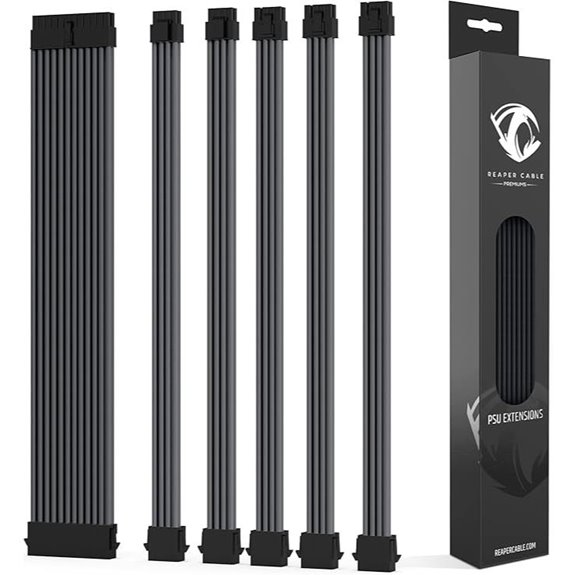 Reaper Cable Premium Sleeved PSU Extension Set