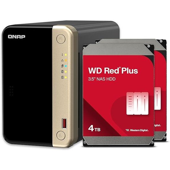 QNAP TS-264-8G-24WD-US 2-Bay NAS with HDD Bundle