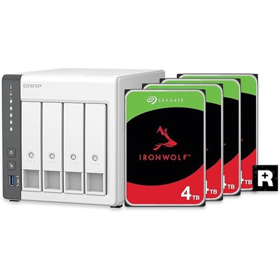 QNAP 4-Bay NAS with 12TB RAID 5 Bundle
