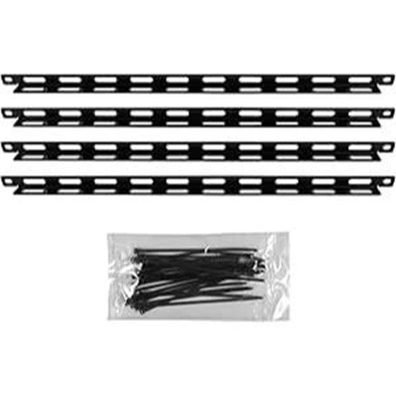 ECHOGEAR Rack Cable Management Kit (4 Tie Bars Zip Ties)