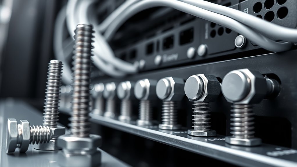 rack screw and nut considerations