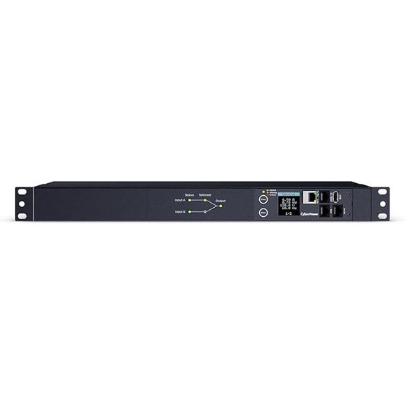 CyberPower Switched ATS PDU 10 Outlets 1U Rackmount