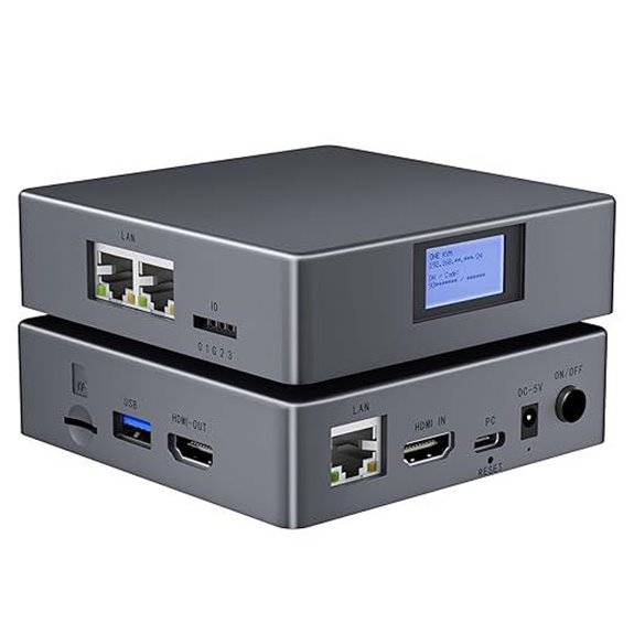 IP KVM Over IP with Remote Power Control