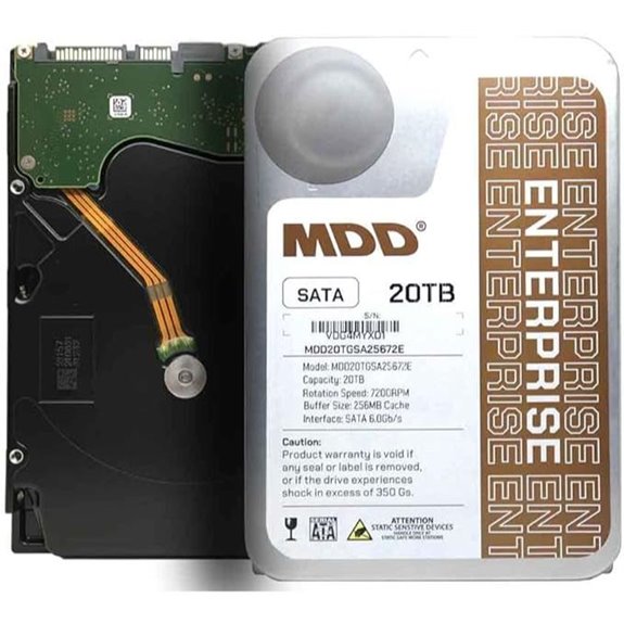 MDD 20TB 7200RPM Enterprise Hard Drive (Renewed)