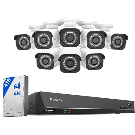 REOLINK 4K Security Camera System (RLK16-800B8)