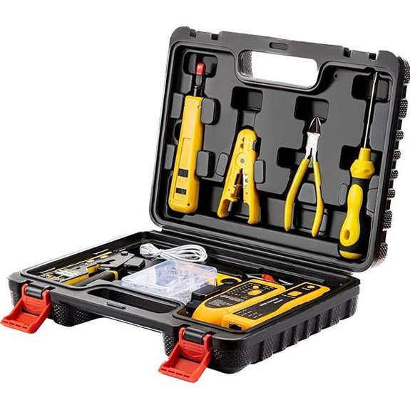RJ45 Crimp Tool Kit with Wire Tracker