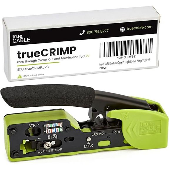 trueCABLE RJ45 Crimp Tool for Ethernet Connectors