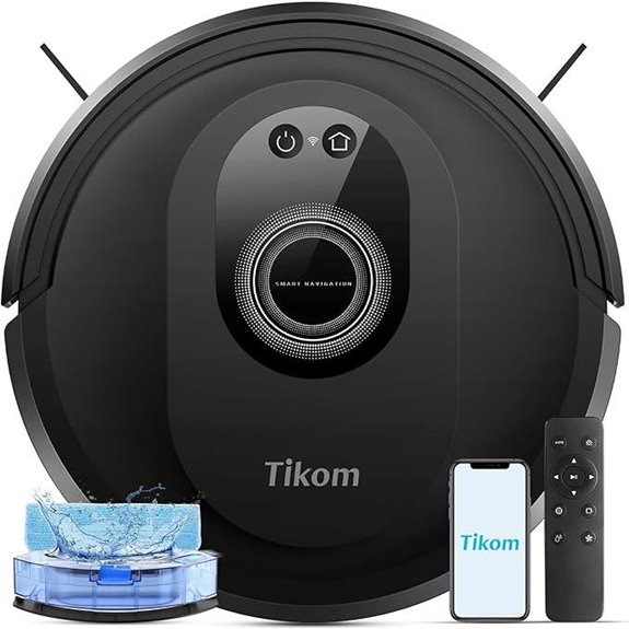 Tikom Robot Vacuum & Mop Combo 5000Pa App Control