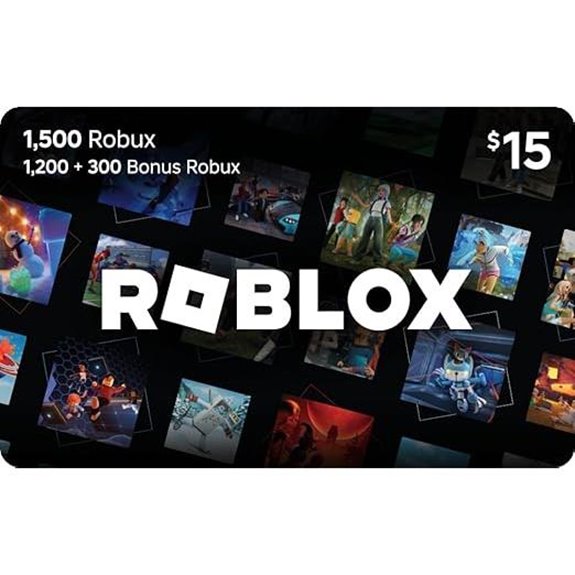 Roblox 1,500 Robux Digital Gift Card with Item