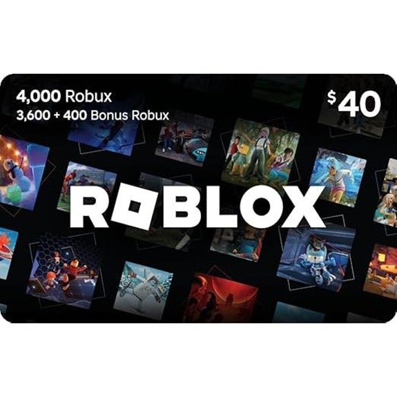 Roblox 4,000 Robux Digital Gift Card with Virtual Item