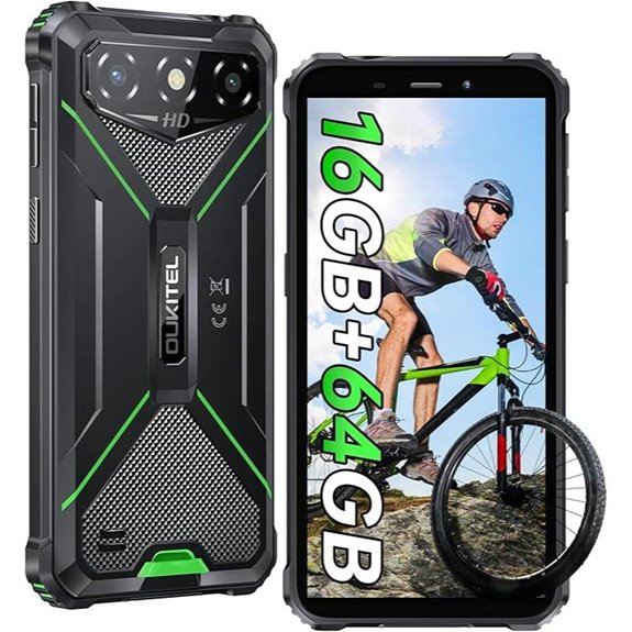 OUKITEL G3 Rugged Smartphone 64GB 13MP Camera