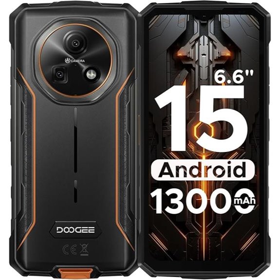DOOGEE Fire 5 Rugged Phone 12GB + 64GB