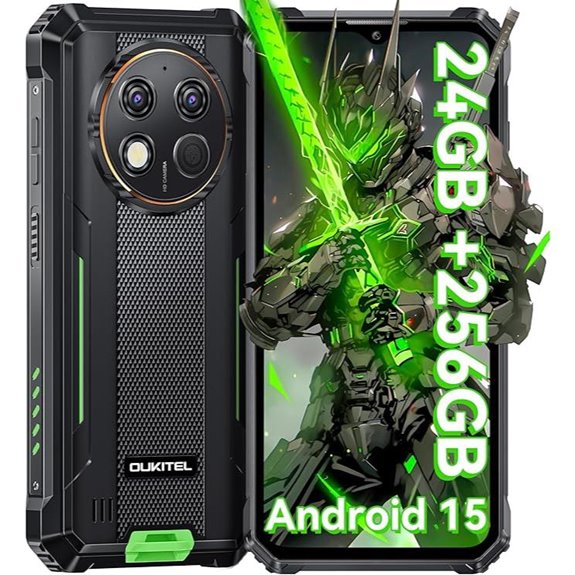 OUKITEL G1 Rugged Smartphone 24+256GB Waterproof 10600mAh