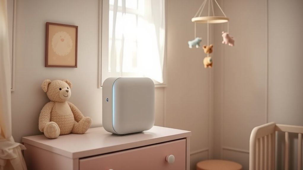 safe quiet portable air purifier