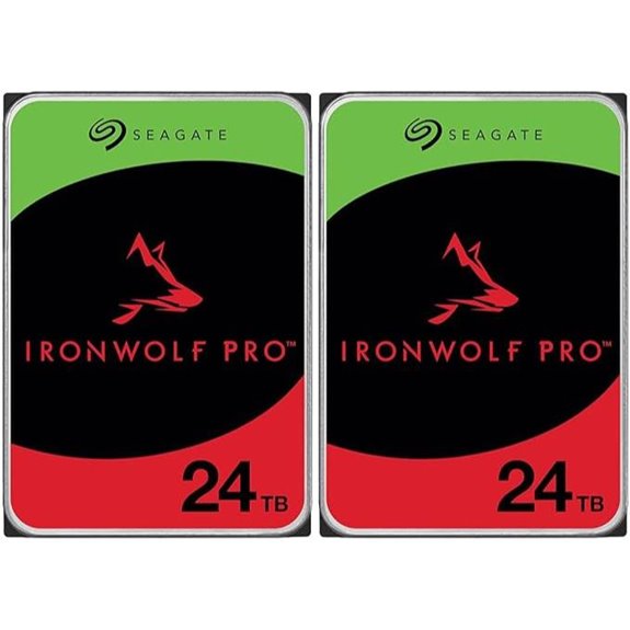 Seagate IronWolf Pro SATA III 3.5 Internal NAS Hard Drive 2-Pack - 24TB