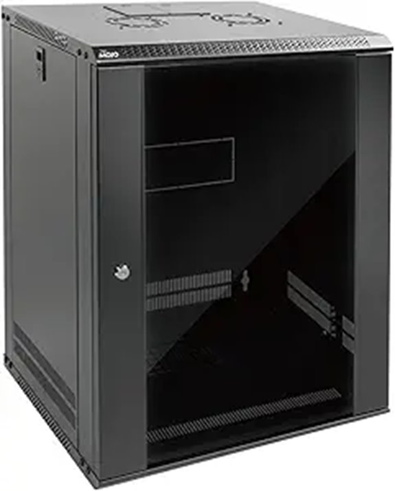 Tecmojo 15U Wall Mount Network Cabinet with Lock