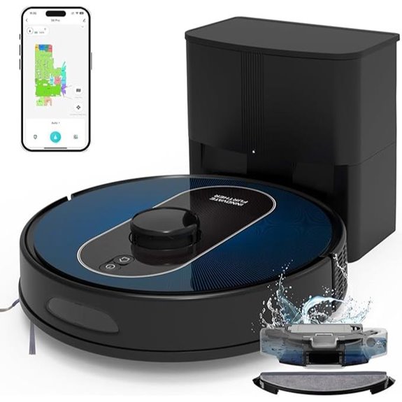 Robot Vacuum & Mop Self-Emptying with Navigation