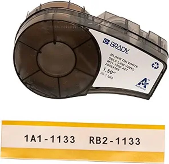 Brady Self-Laminating Wire Wrap for Control Panels