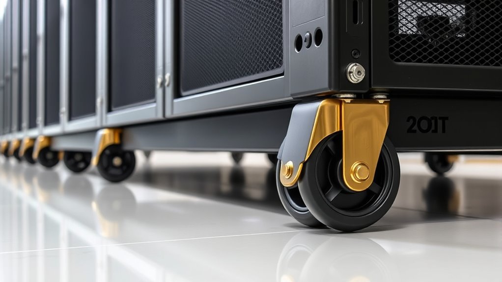 server rack wheel considerations