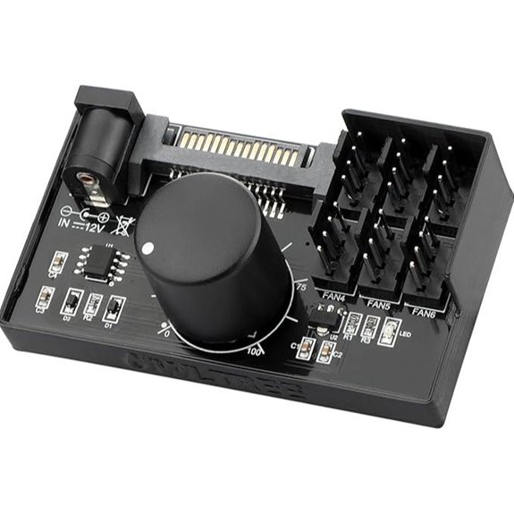 PWM Fan Controller for 6 Fans SATA/DC Power