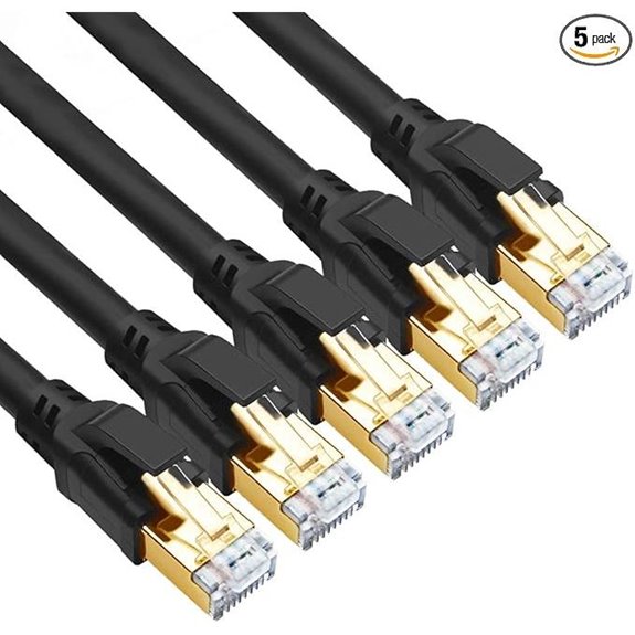 Yauhody CAT 8 Ethernet Cable 6ft (5 Pack)